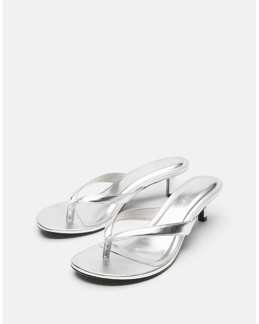 Pull&Bear White – sandaletten