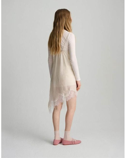 Pull&Bear Natural Double Cami Dress