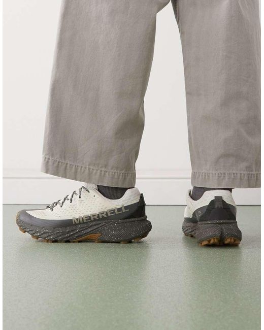 Merrell Gray Agility Peak 5 Trainers for men