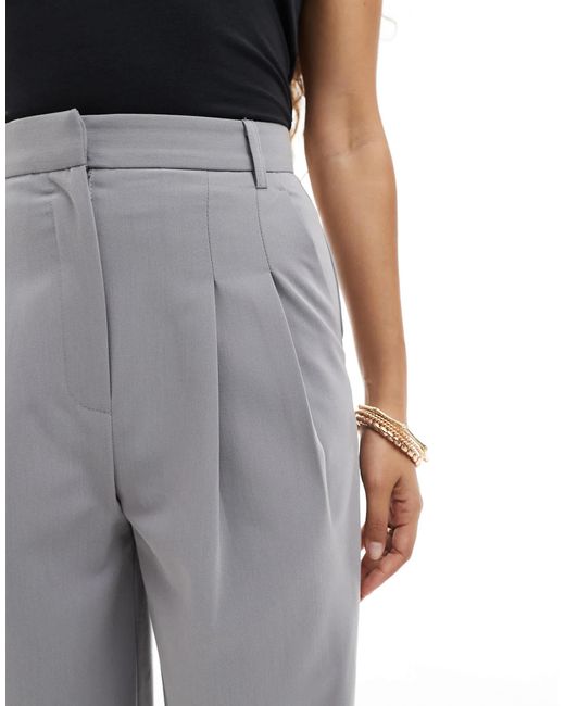 Miss Selfridge Gray Tailored Wide Leg Trouser