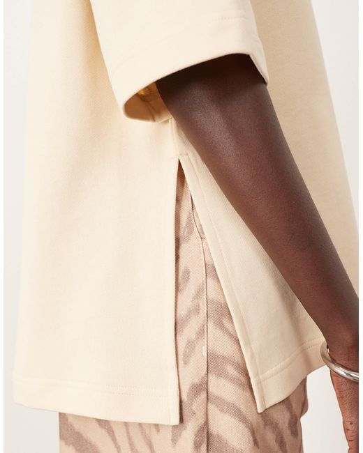 ARRANGE Natural Seam Detail Heavy Weight Oversized T-shirt