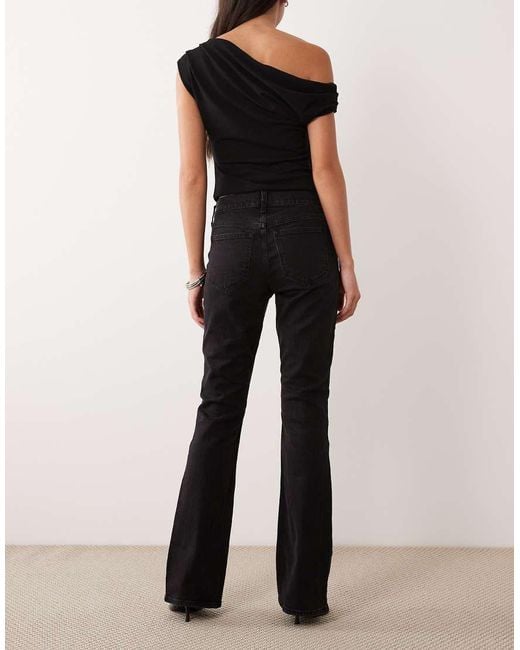 Abercrombie & Fitch Natural Mid Rise Bootcut Jeans