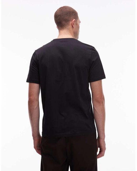 Paul Smith Black Paul Smith Bagde Logo Regular Fit T-Shirt for men