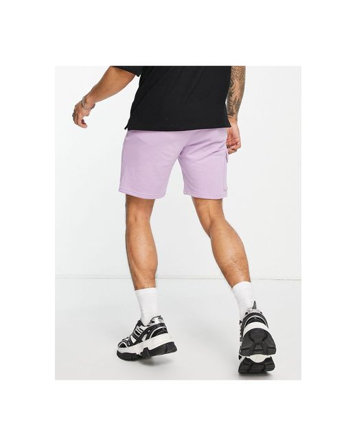 mens purple cargo shorts