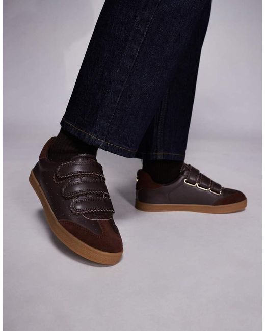 Steve Madden Blue Daybreak Gum Sole Trainer