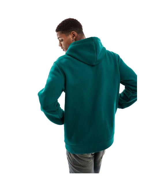 Sudadera verde y blanco hueso con capucha y estampado gráfico Adidas Originals de hombre de color Green
