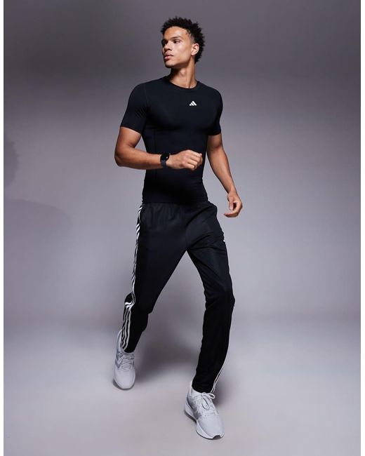 Adidas Originals Blue Adidas Running Adizero T-shirt for men