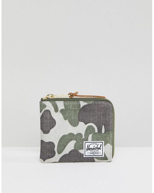 Herschel Supply Co. Green Johnny Wallet With Rfid for men
