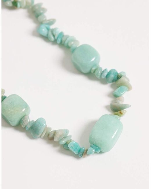 Mango Blue Beaded Necklace
