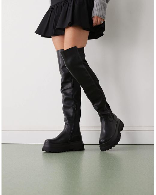 Pluto - cuissardes Buffalo en coloris Black