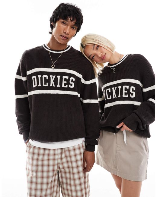 Dickies Black – melvern – strick-sweatshirt
