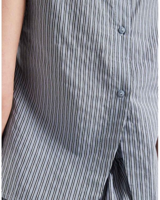 ASOS Blue Shell Top