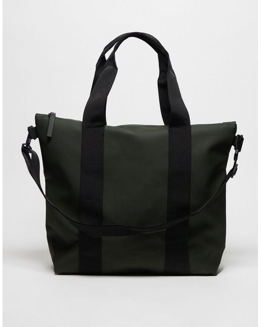 Rains Black 14160 Unisex Waterproof Tote Bag Mini