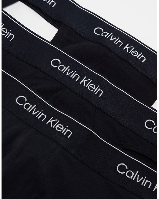 Confezione da 3 con boxer aderente, slip e sospensorio neri di Calvin Klein in Black da Uomo
