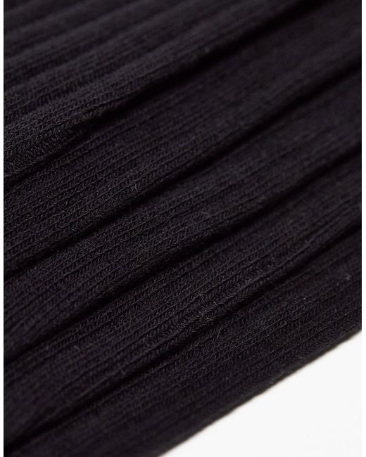 Weekday White Ribbed Socks 5-pack for men