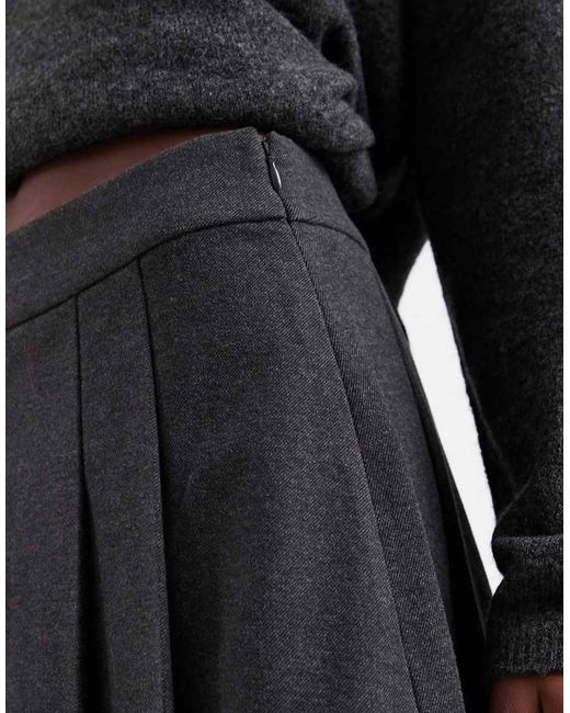 Vero Moda Black Pleated Mini Skirt