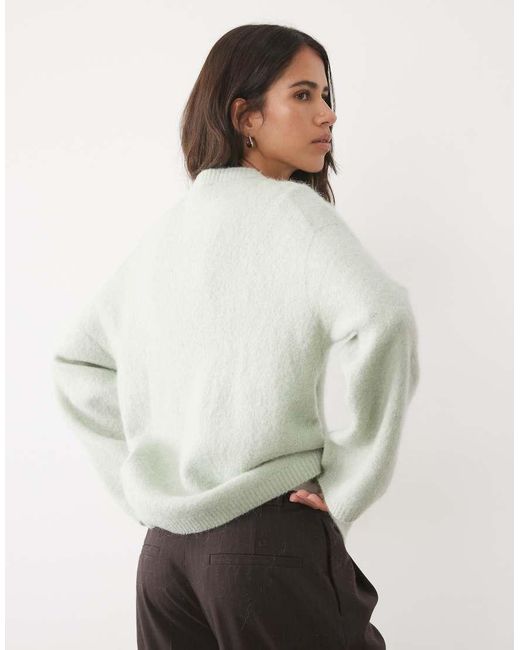 ARKET Gray Super Soft Alpaca And Wool Relaxed Jumper