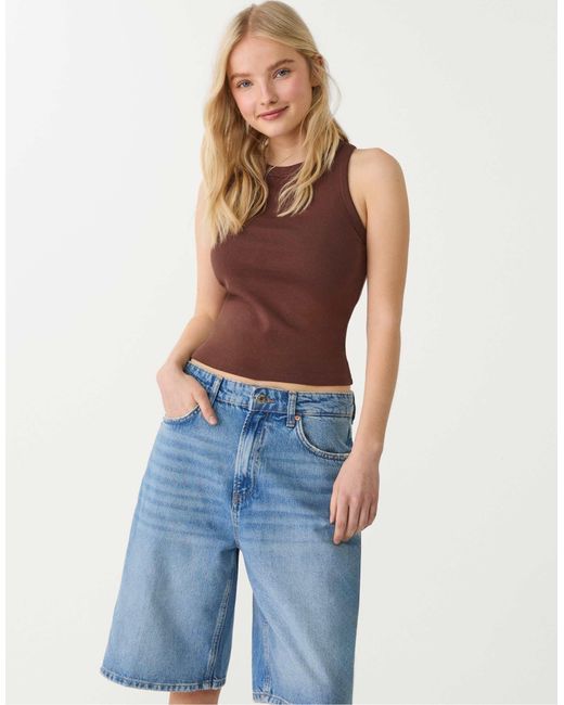 Stradivarius Blue – d95 – bermuda-jorts