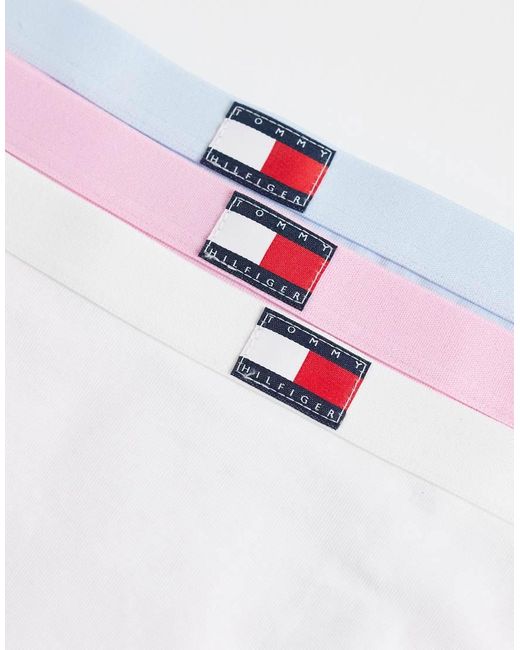 Tommy Hilfiger Pink Heritage 3 Pack Bikini Briefs