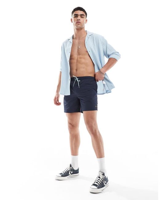 Farah Blue Colbert Swim Shorts for men