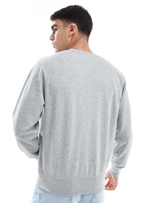 Nike Gray Club French Terry Sweatshirt for men