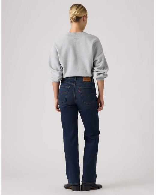 Levi's Blue 723 High Rise Straight True Dark