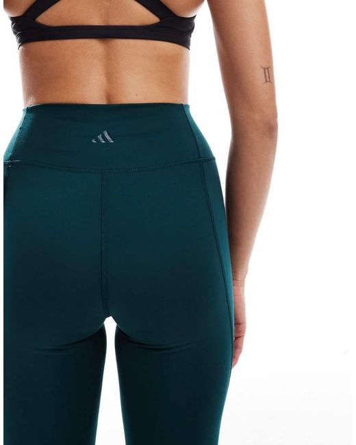 Adidas Originals Blue Adidas Training All Me Essentials Full-Length Leggings