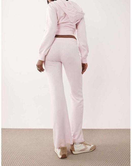 Gina Tricot Pink Mix And Match Slim Low Waist Sweatpants