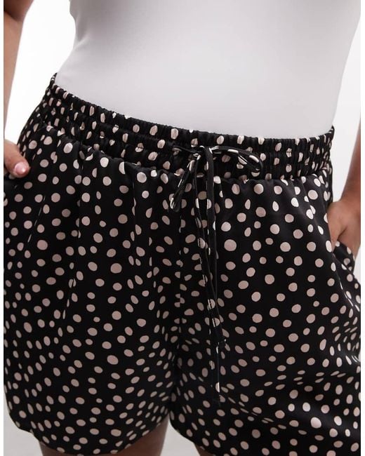 ASOS Multicolor Asos Design Curve Satin Shorts
