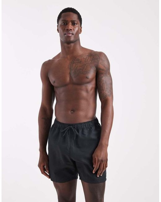 ASOS Black Swim Shorts for men