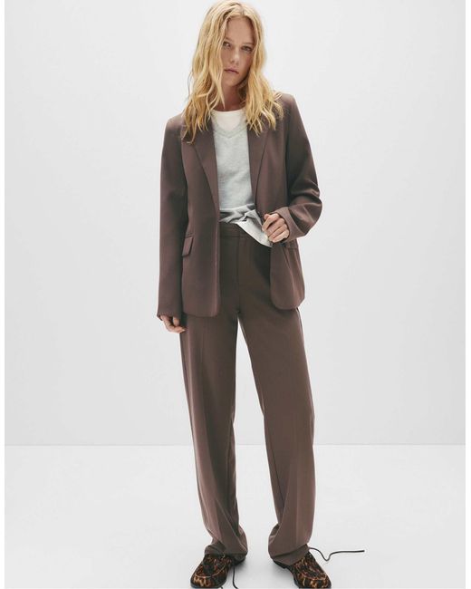 Pull&Bear Gray – basic – blazer