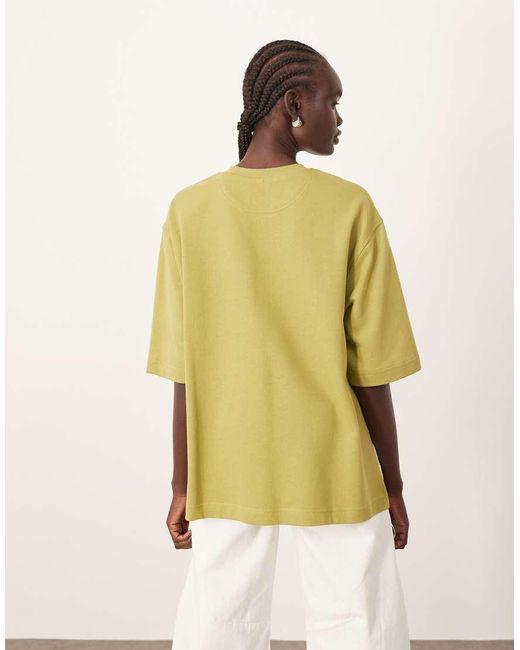 ARRANGE Natural Seam Detail Heavy Weight Oversized T-shirt