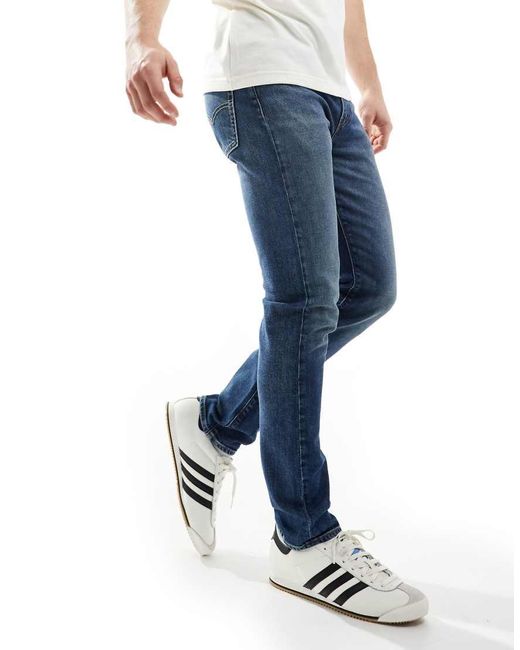 Vaqueros De Corte Pitillo 510 De Levi's de hombre de color Blue