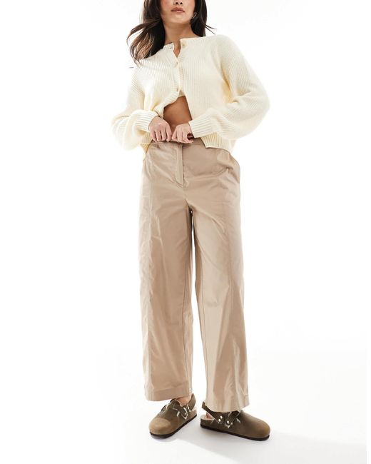 ASOS Natural – schlichte utility-hose