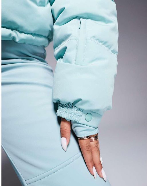 ASOS 4505 Ski & Snow Blue 4505 Ski Boxy Fit Puffer Ski Jacket