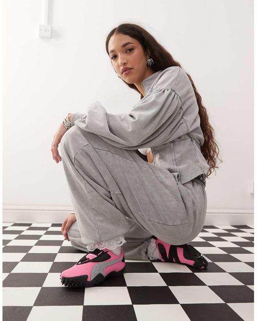 Zapatillas De Deporte Rosas Mostro De PUMA de color Gray