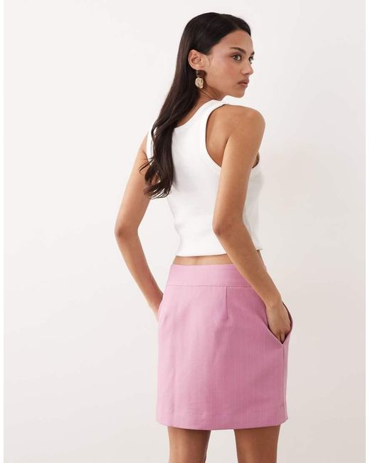 Y.A.S Pink Tailored Mini Skirt Co-ord