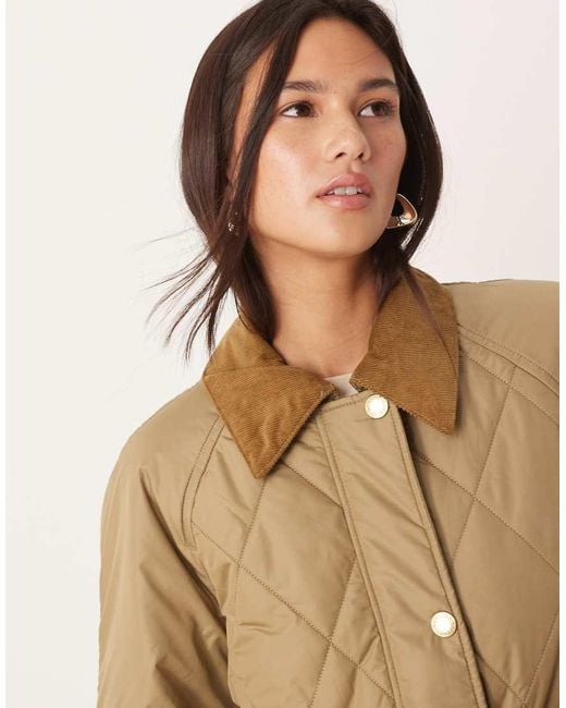 Barbour Natural Martha Quilted Jacket