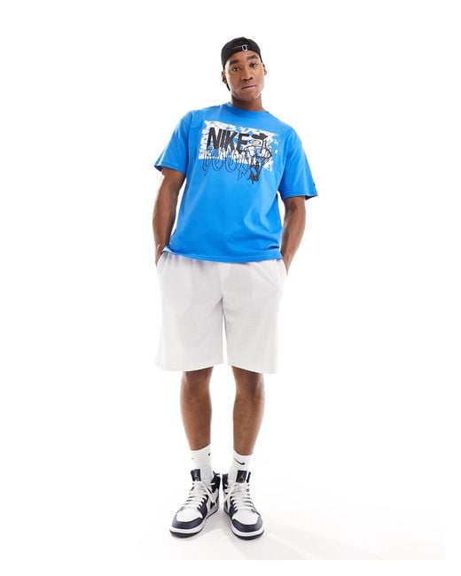 Nike Basketball Blue Icon M90 T-shirt for men
