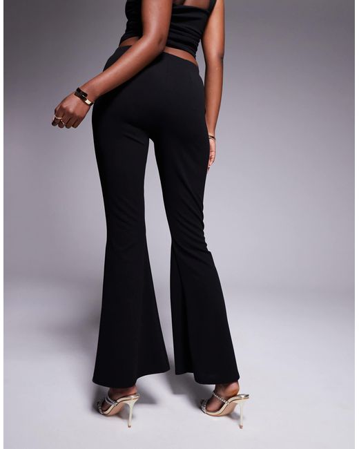 ASOS Blue Co-Ord Crepe Flare Trouser