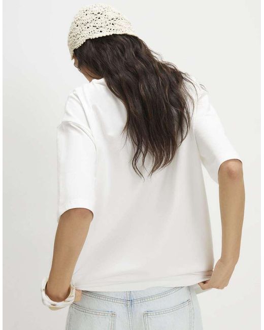 River Island Blue Cotton Cannes Graphic T-Shirt
