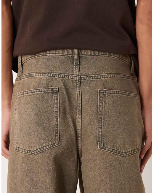 ASOS Natural Co-Ord Baggy Fit Jeans for men
