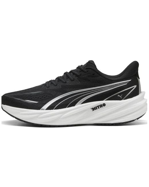 PUMA Black Velocity Nitro 5 Running Shoes for men