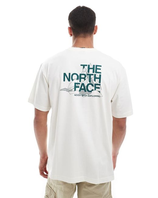 The North Face Mountain Sketch in het White