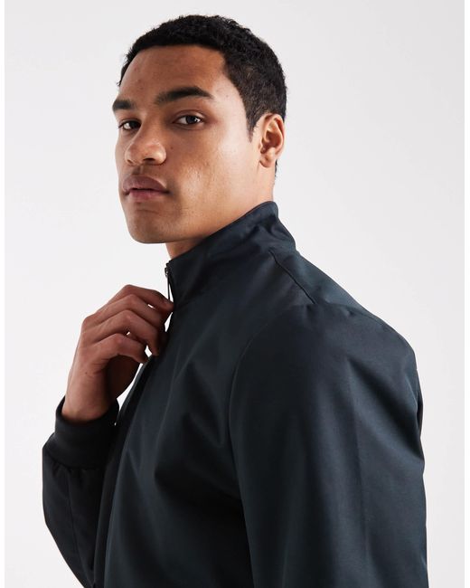 Threadbare Blue Harrington Jacket for men