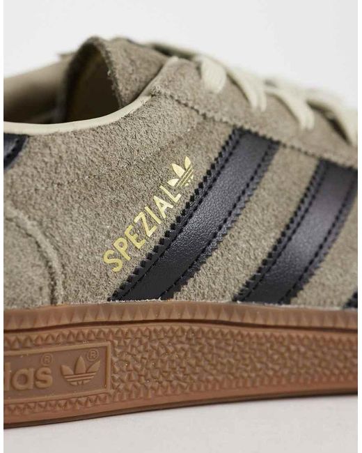 Adidas Originals Brown Handball Spezial Trainers And Black for men