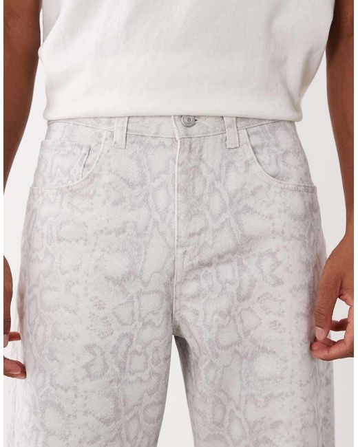 ASOS White baggy Pants for men