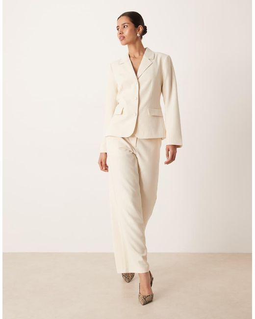 Vila Natural Tailored Blazer Co-ord