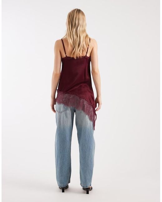 ASOS Blue Asos Design Petite Slim Barrel Jeans