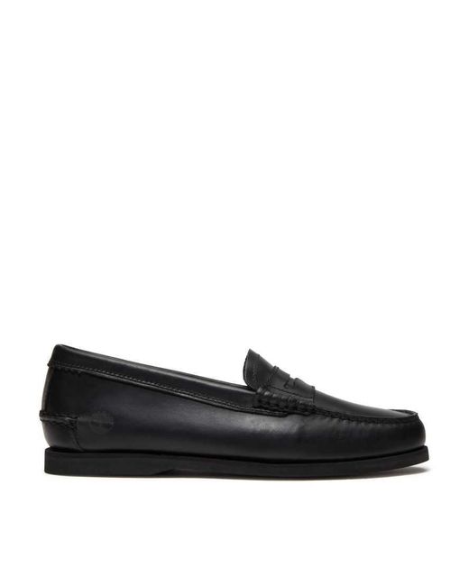 Timberland Black Classic Boat Loafers for men